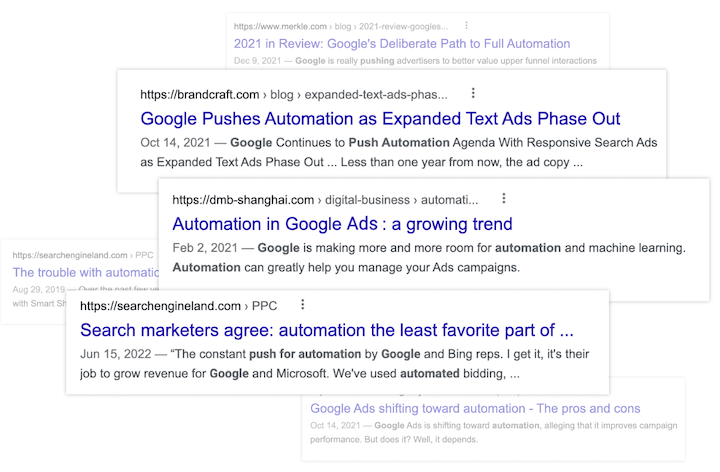 headlines about google ads automation