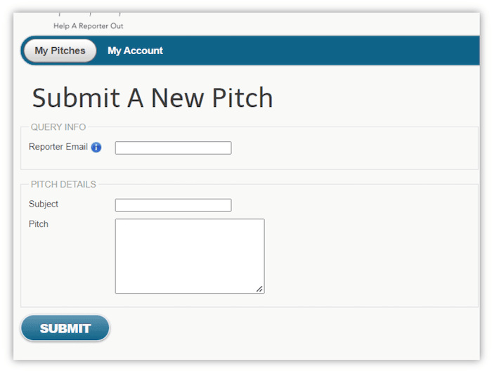 submit new pitch on haro
