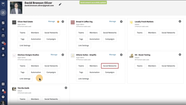 managing multiple accounts from hootsuite
