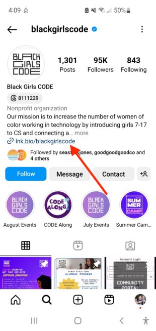 Black girls code link in bio 