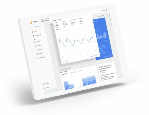 Google Analytics dashboard overview
