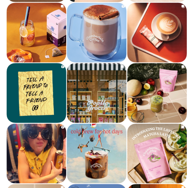 Aesthetic Instagram feed Chamberlain coffee