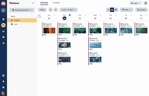 Hootsuite Visual Planner