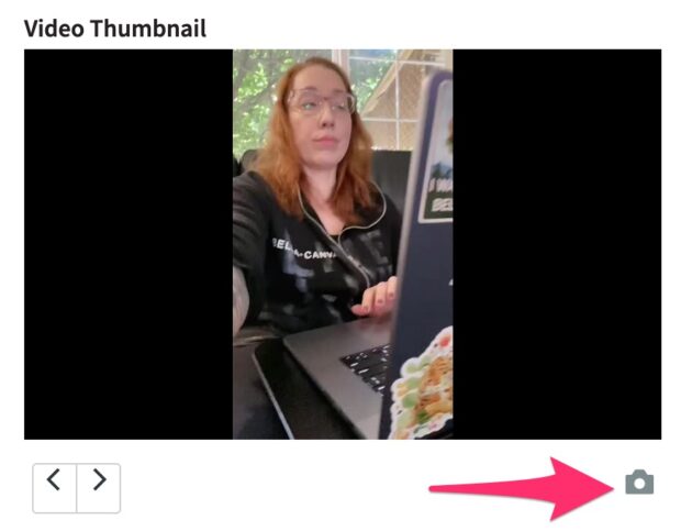 Video thumbnail add custom image