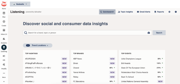 discover social and consumer data insights Hootsuite