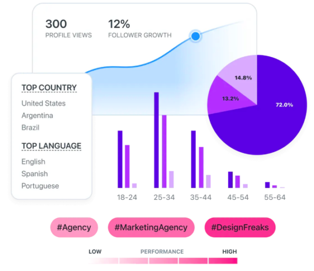 preview of later analytics dashboard