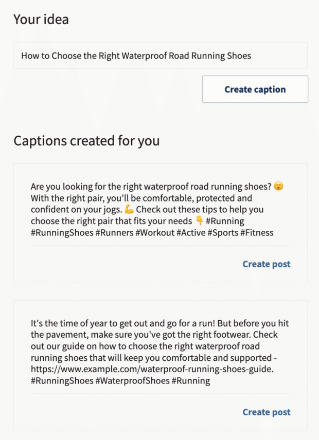 sample owlywriter AI captions