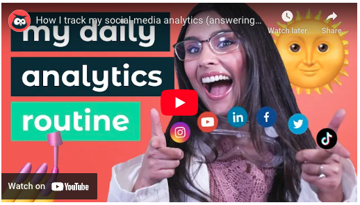 YouTube Video: How I track my social media analytics (answering my own top 3 questions!) / FREE TEMPLATE
