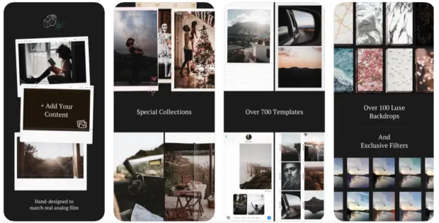 Storyluxe special collections templates and backdrops