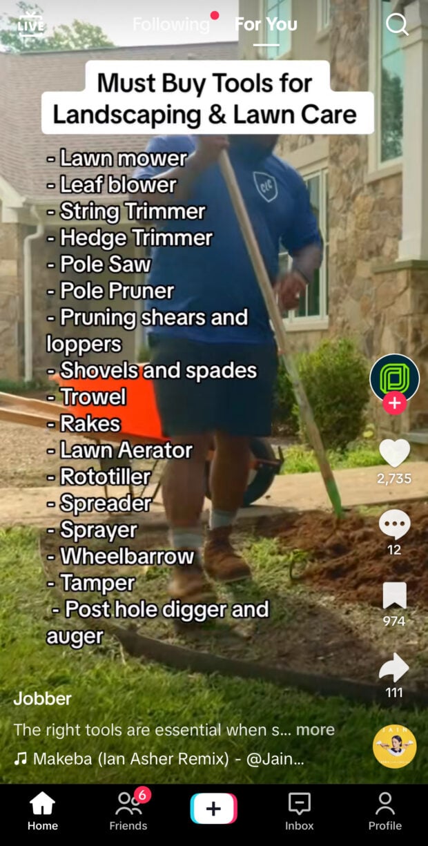 must buy tools for landscaping