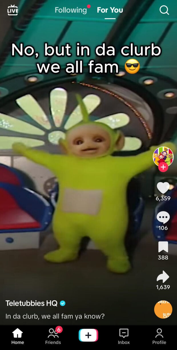 Teletubbies HQ trending TikTok video