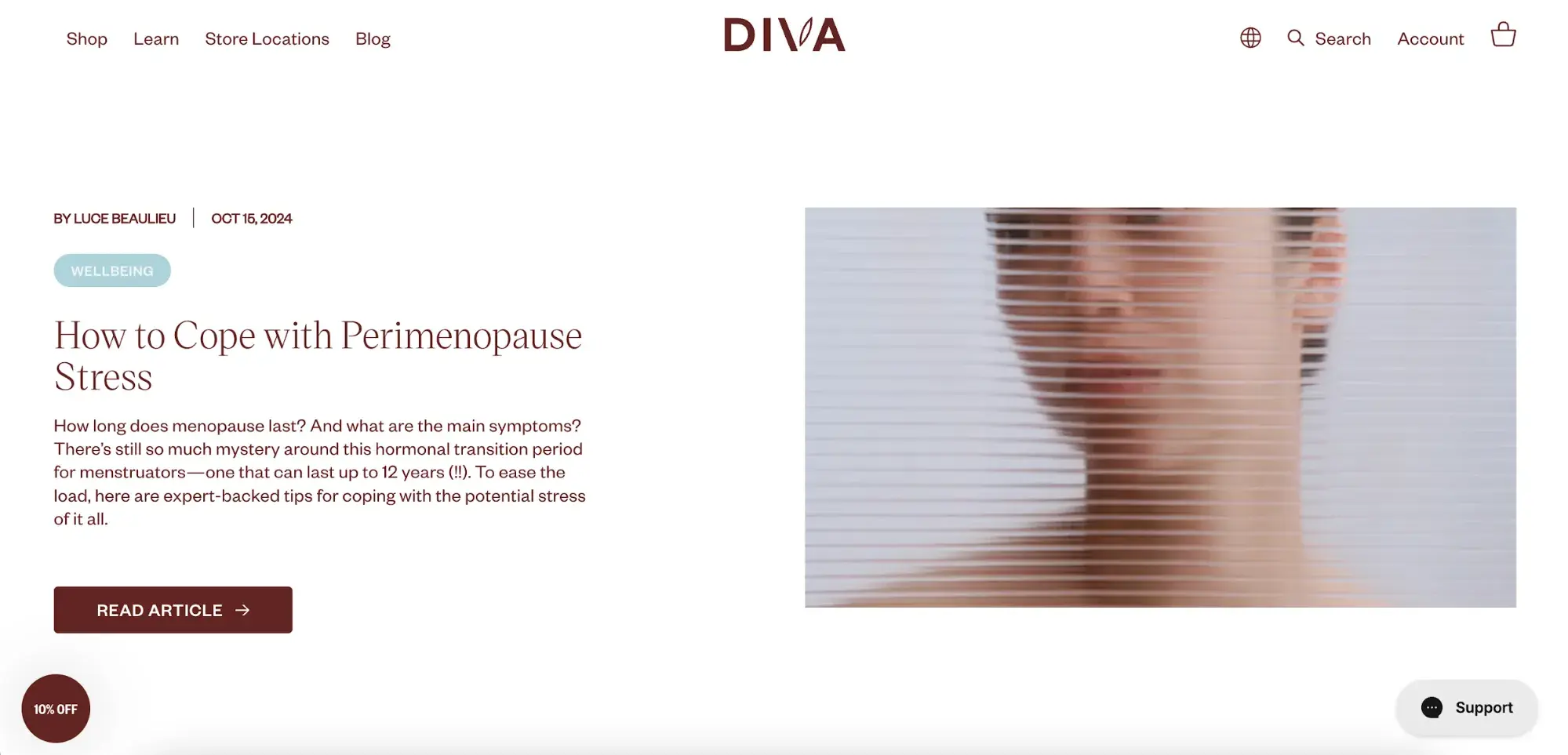 Diva example of understanding their audience profile