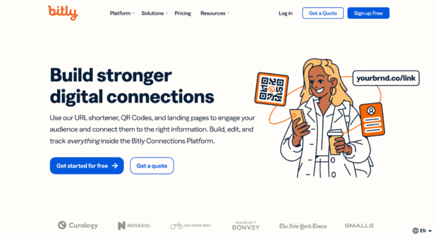 Bitly Build stronger digital connections with URL shortener