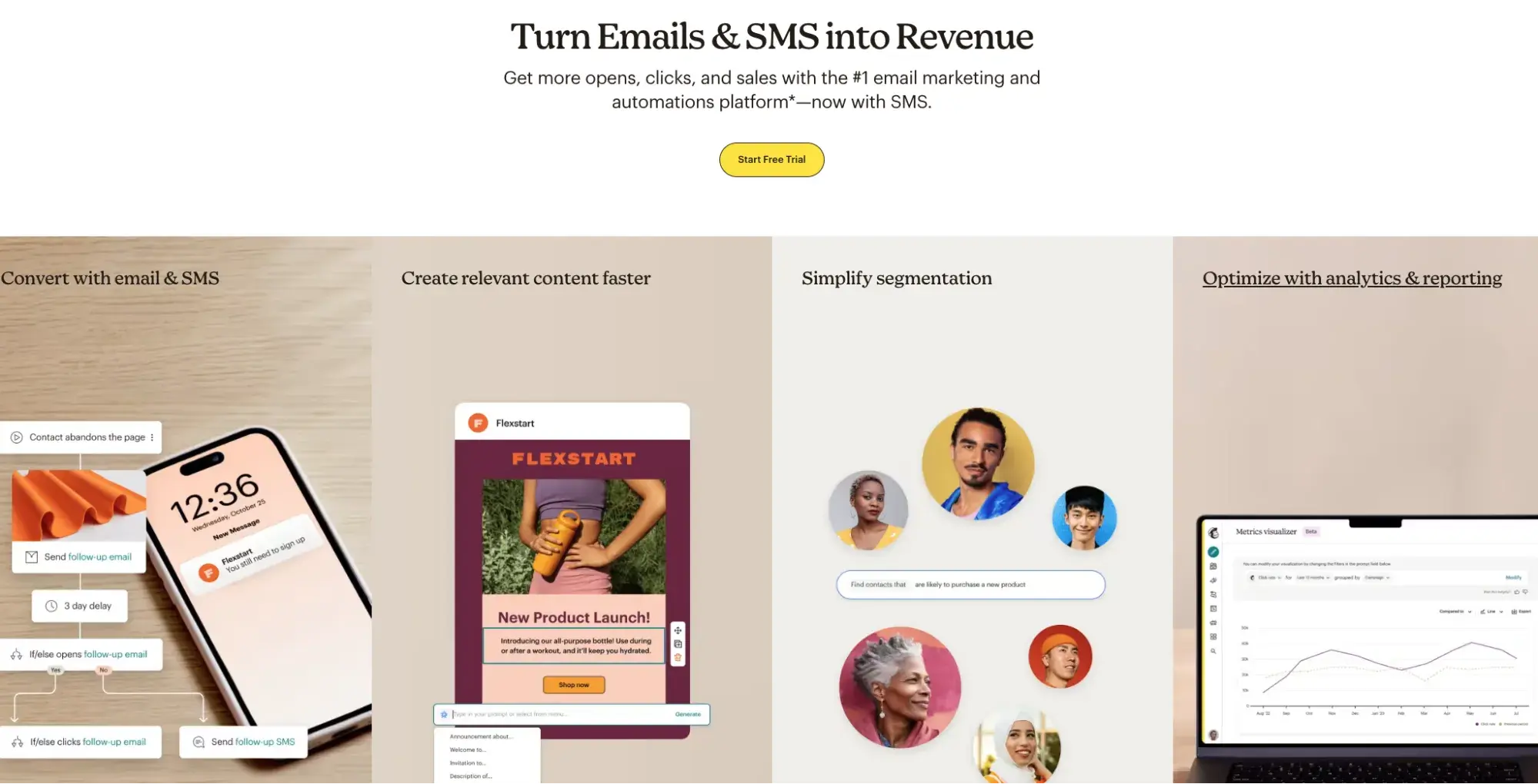 mailchimp homepage