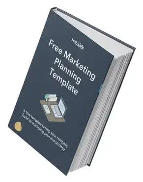 HubSpot's free marketing plan template