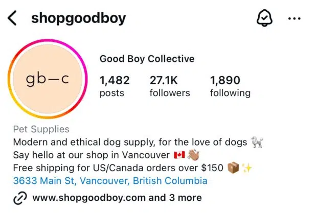 Shop Good Boy Collective ethical dog supply active story