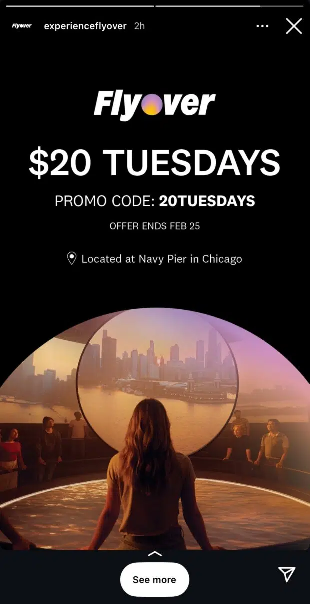 Flyover $20 Tuesdays promo code discount