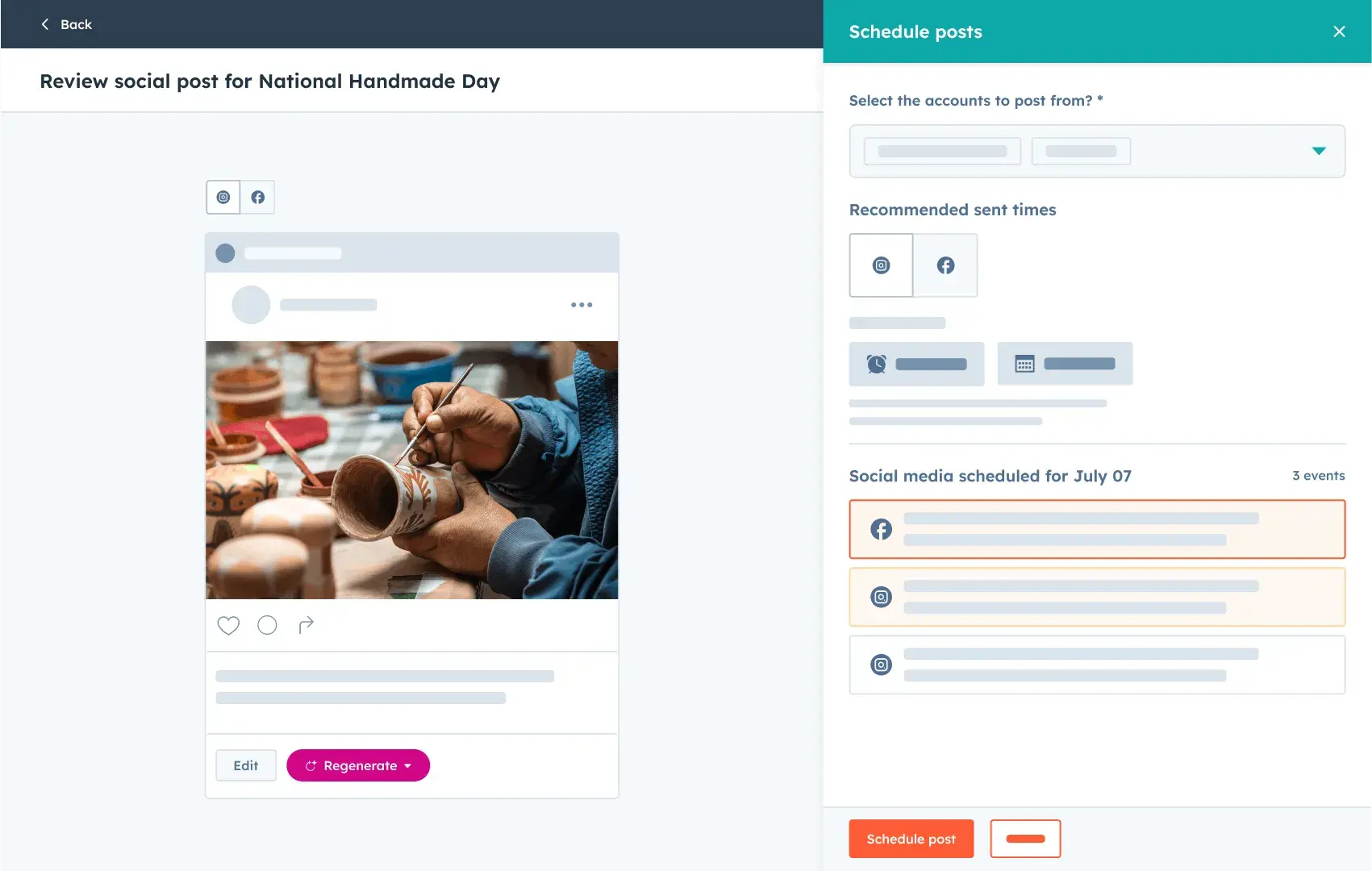 ai agent for social media, breeze social media agent from hubspot