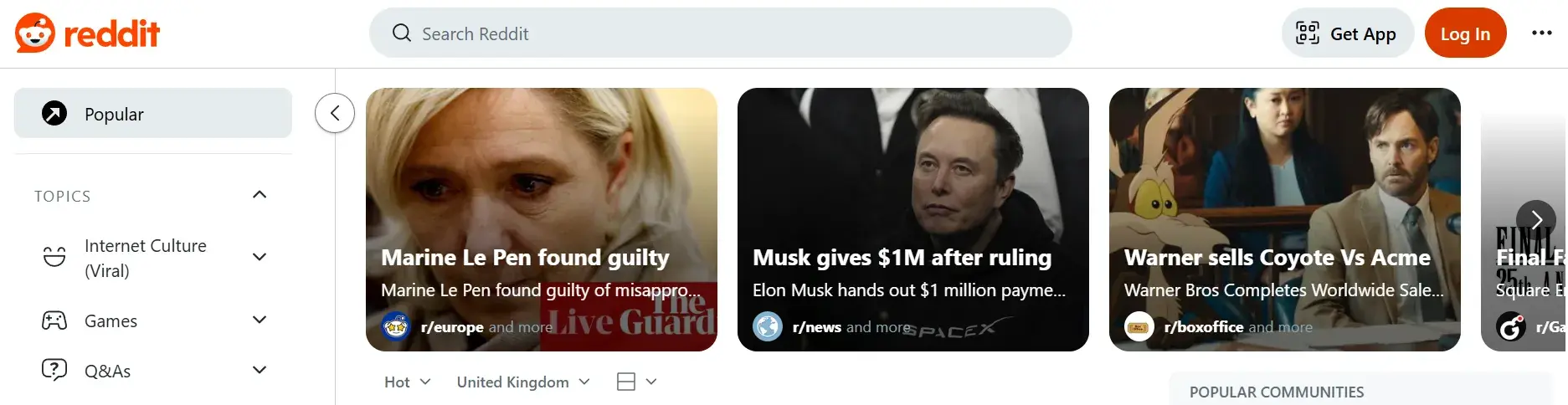 reddit information aggregator site