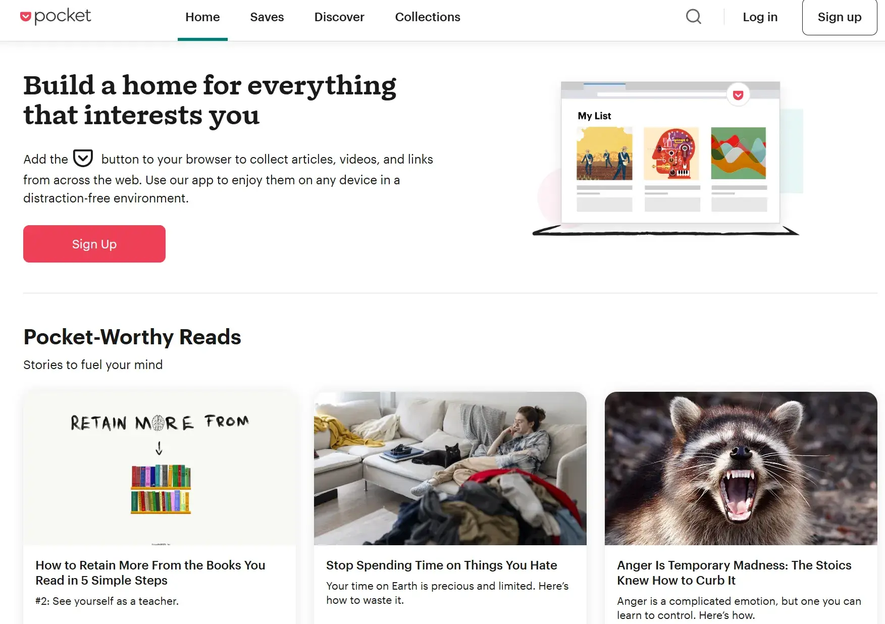 pocket news aggregator site
