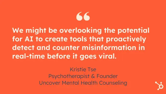 social media misinformation, pull quote from article