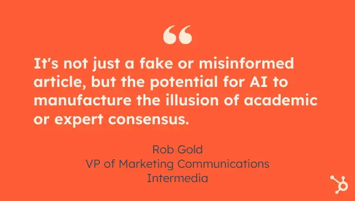 social media misinformation, pull quote from article