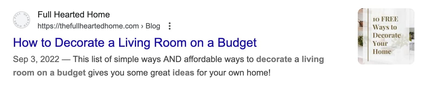 an example of a meta description with an attractive writing style