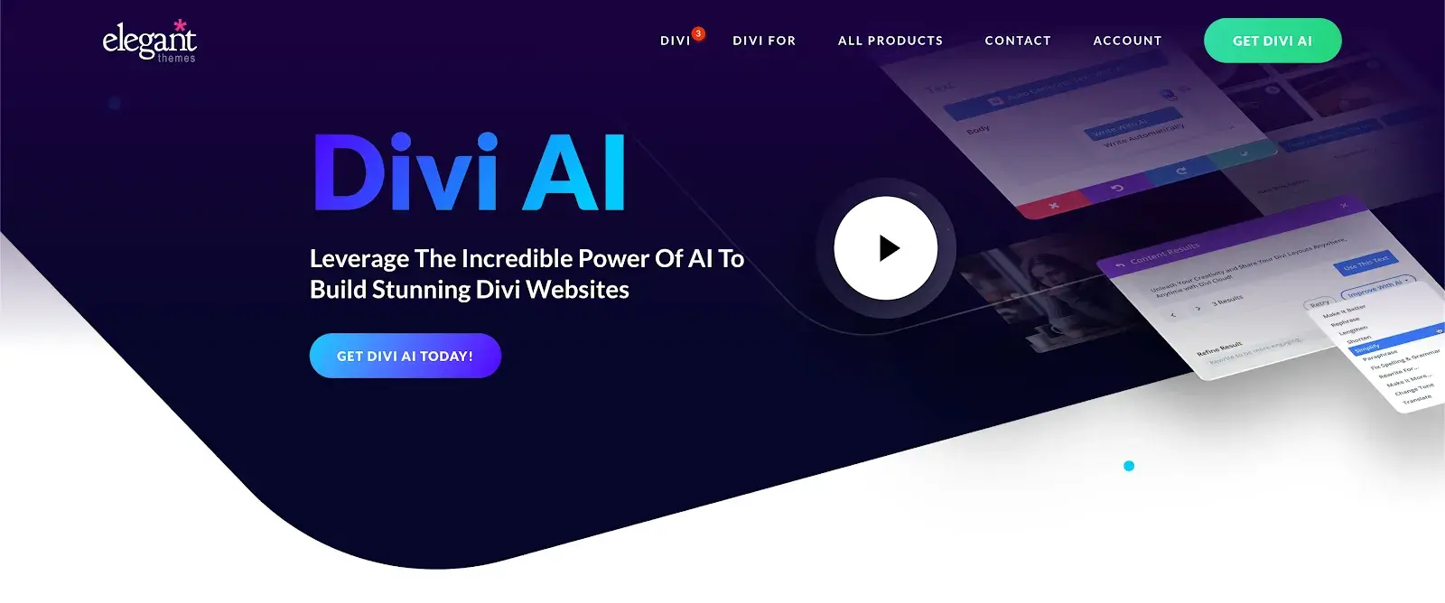 dive ai for building web pages