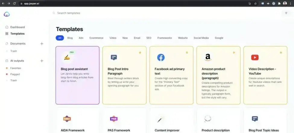jasper ai for seo