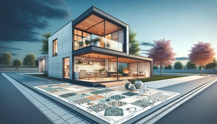 Modern budget home in East Dunbartonshire featuring durable, stylish, easy-to-install ceramic tiles.