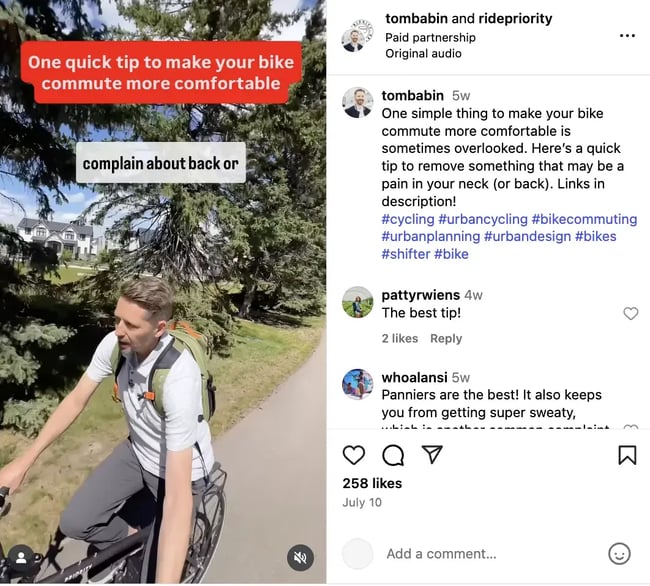 target audience, priority bicycles 