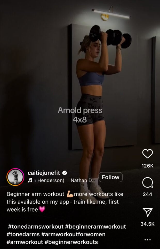 Explore tip beginner arm workout with relevant and searchable hashtags