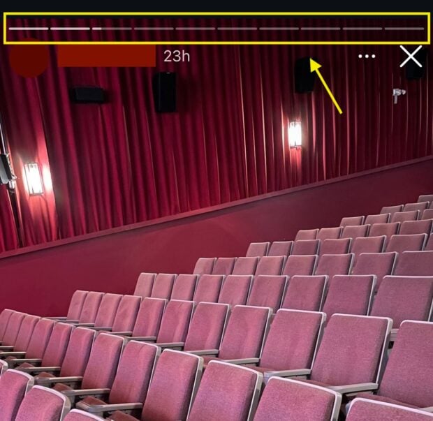 example of too many Instagram story with bar