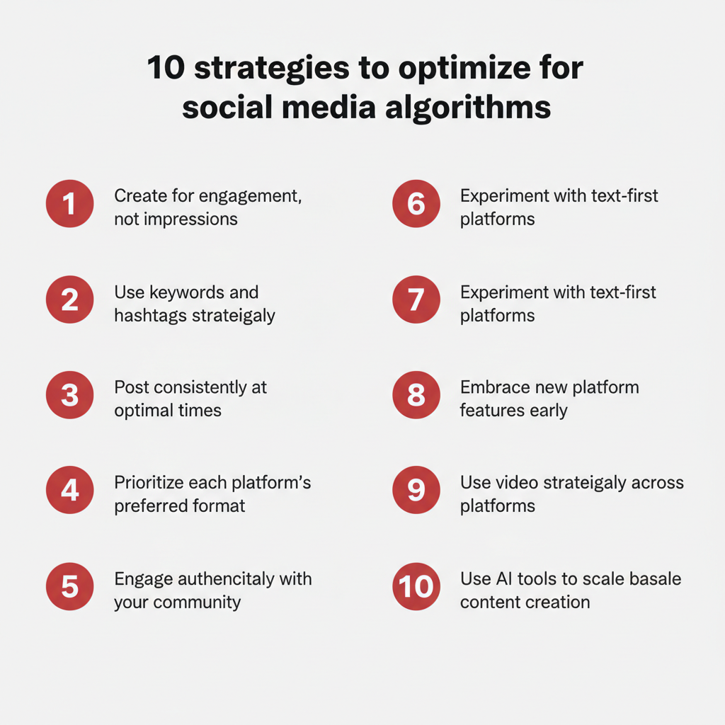 10 strategies to optimize for social media algorithms 10 strategies to optimize for social media algorithms