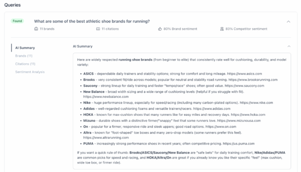 Dive deep into the details for the various queries in Yoast AI Brand Insights, and use the knowledge to improve your strategy 