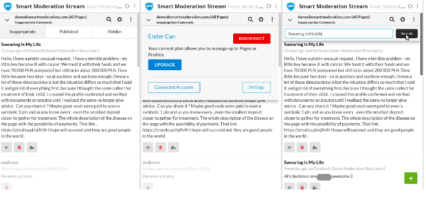 Smart Moderation: Content moderation tool