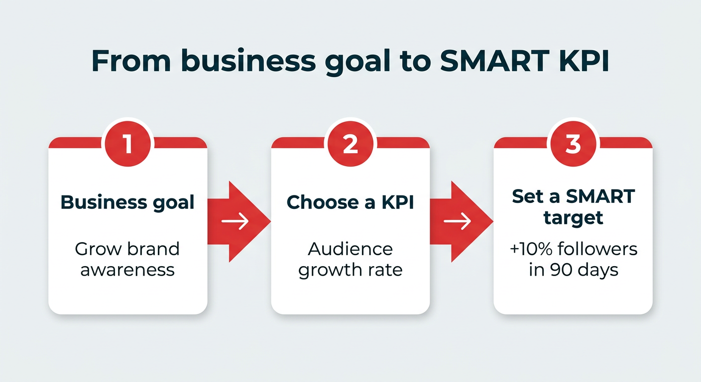 From business goal to SMART KPI
