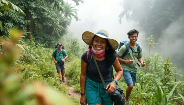 Travelers exploring Belize's diverse landscapes and local experiences while evaluating accommodation options