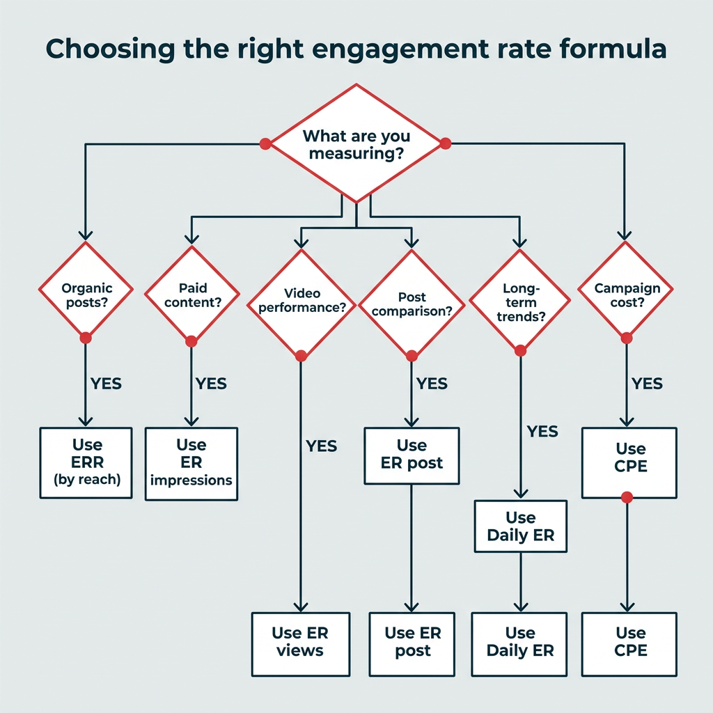 Choosing the right engagement rate formula Choosing the right engagement rate formula