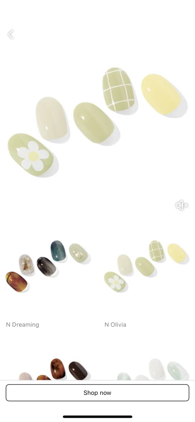Shop now colourful gel nail strips