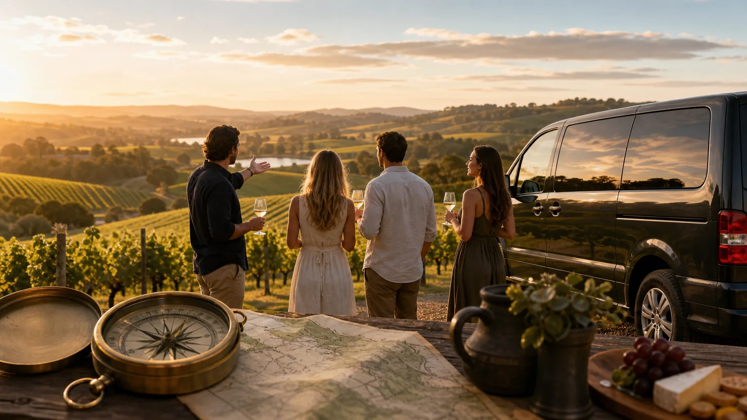 Wine Compass: visual reference for 6. Wine Compass: Customized Private Tours for Special Events