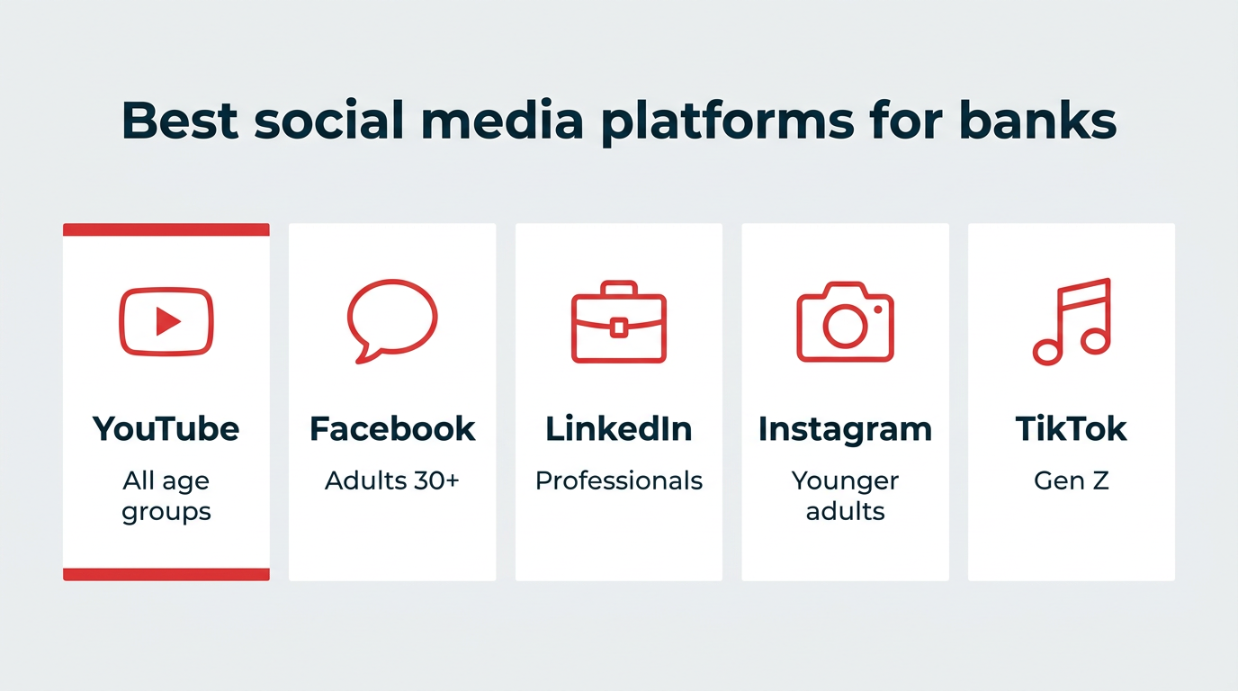 Best social media platforms for banks