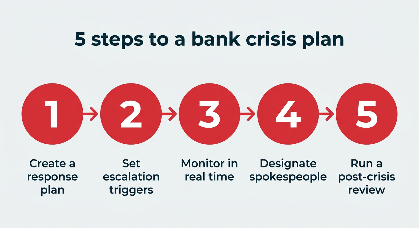 5 steps to a bank crisis plan