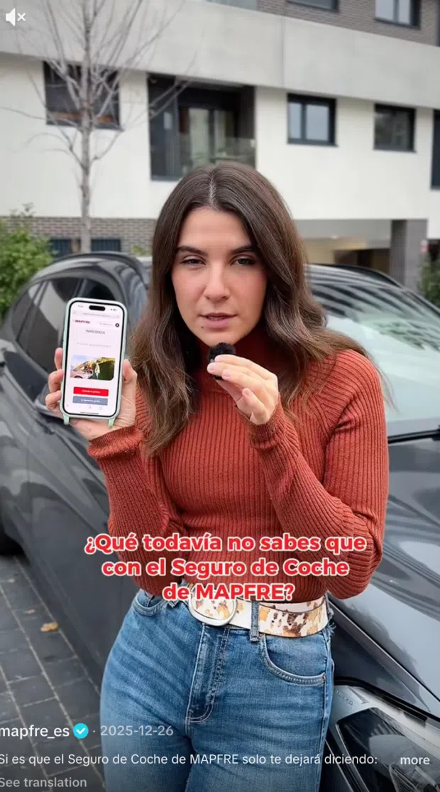 TikTok video from insurance company MAPFRE