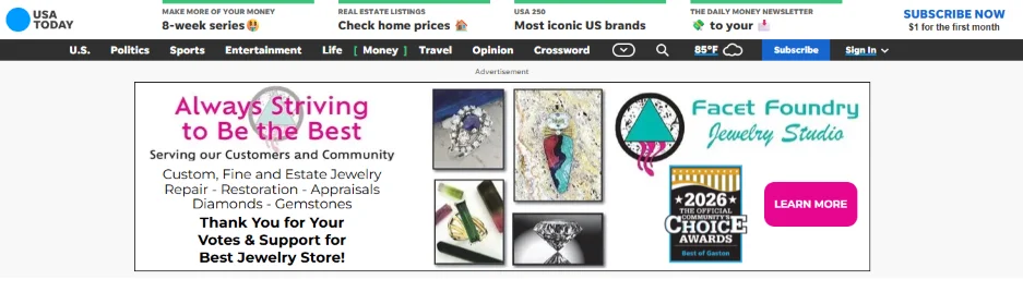 usatoday media ad example