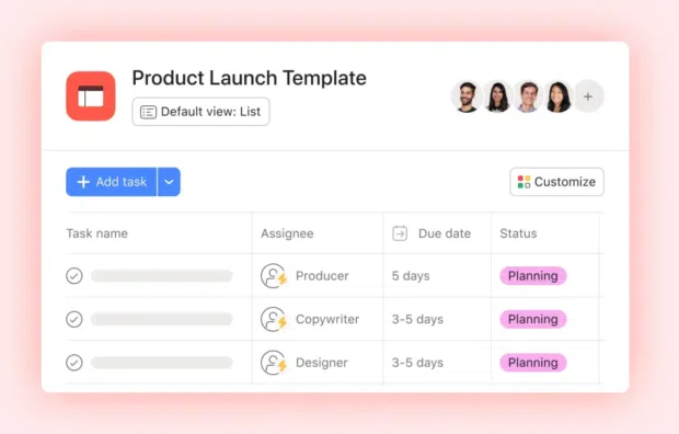 Asana: social media workflow tool